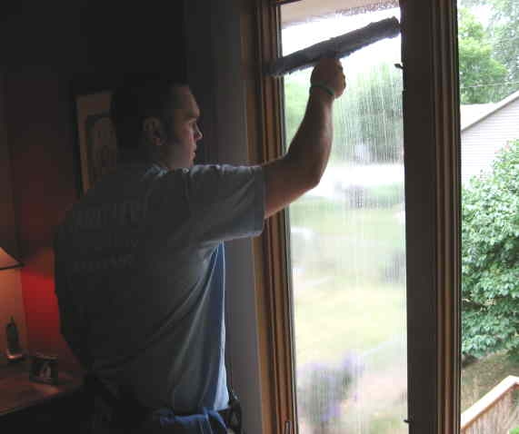 Wetting both sides of your windows